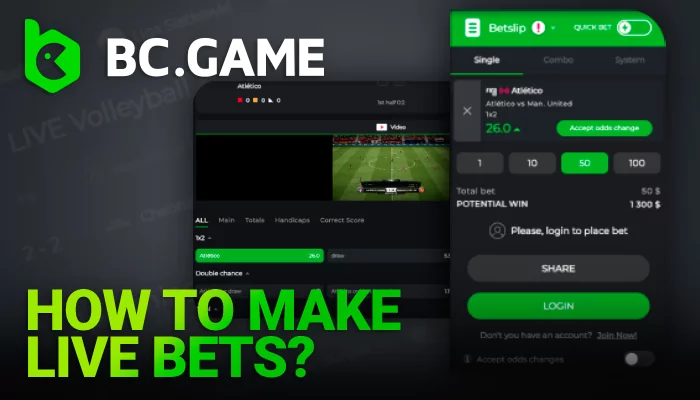 How to make live bets for India players on BG Game step by step