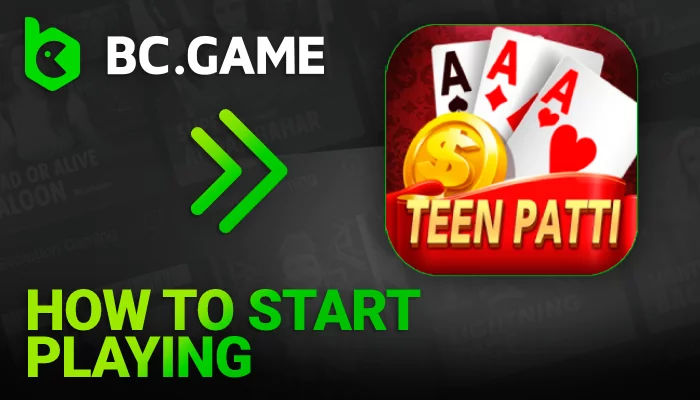 How to start playing on BC Game website in India