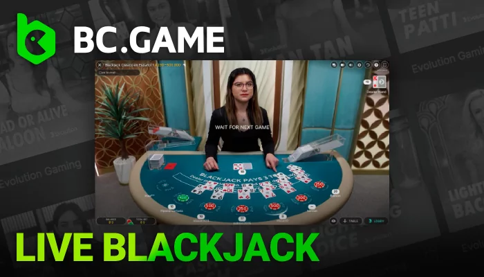 About Live Blackjack in India on BC Game