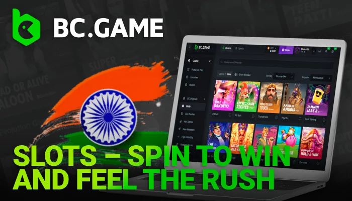 About Slots for players from India on BC Game - Information