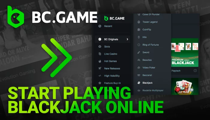 How to start playing Blackjack Online at BC Game in India
