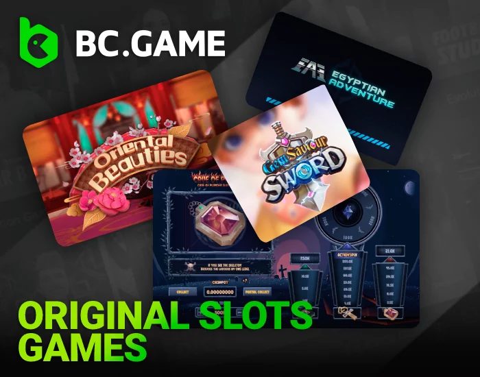 About Original Slots Games for players from India on BC Game