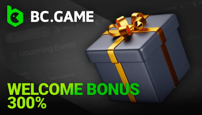 About Welcome Bonus 300% eSport betting for players in India on BC Game