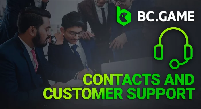 BC Game contacts and customer support