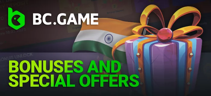 Bonuses and special offers at BC Game