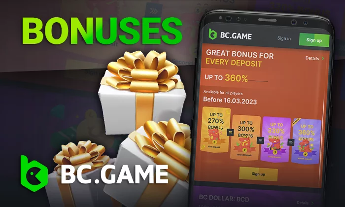 BC game bonuses for mobile players