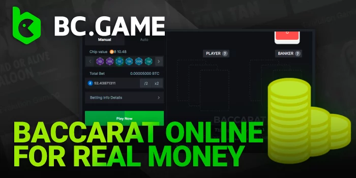 How to play Baccarat Online for Real Money on BC Game in India