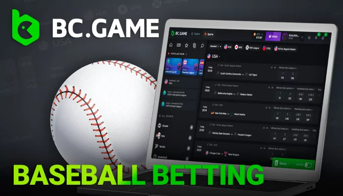 The baseball BC Game BTC betting category in India with Crypto: World Baseball Classic, MLB and other
