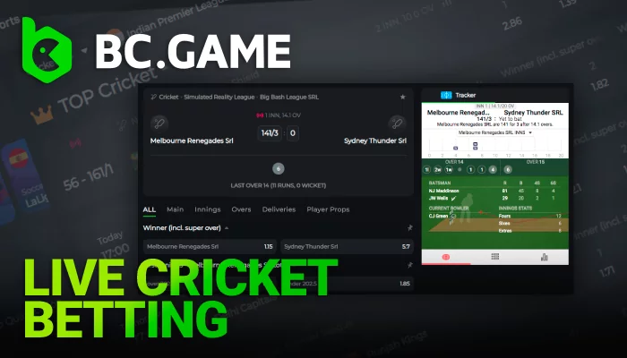 About BC Game Live Cricket Betting in India step by step
