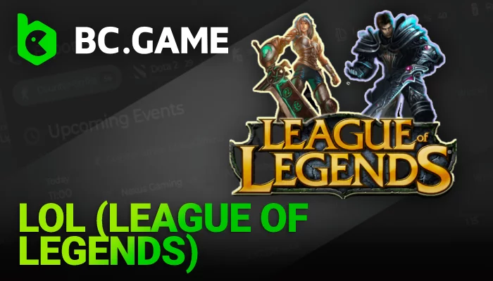 About LOL (League of Legends) for players in India on BC Game