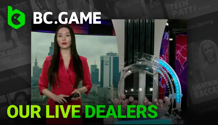 About Live Dealers on BC Game