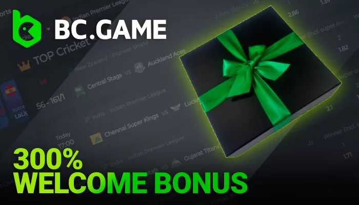 About betting on BC Game with a 300% Welcome Bonus and with Deposit Bonuses