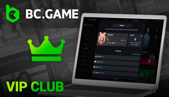 How to join Vip Club and get Exclusive Bonuses on BC Game in India