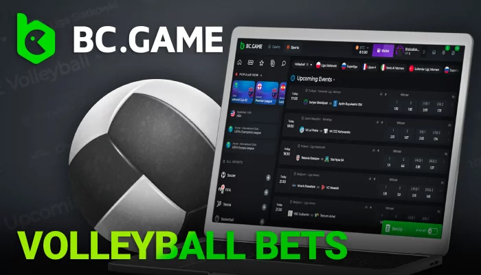 Volleyball Bets on Bc Game for players from India: winner, point handicap, total points, correct score, to win exactly, etc.