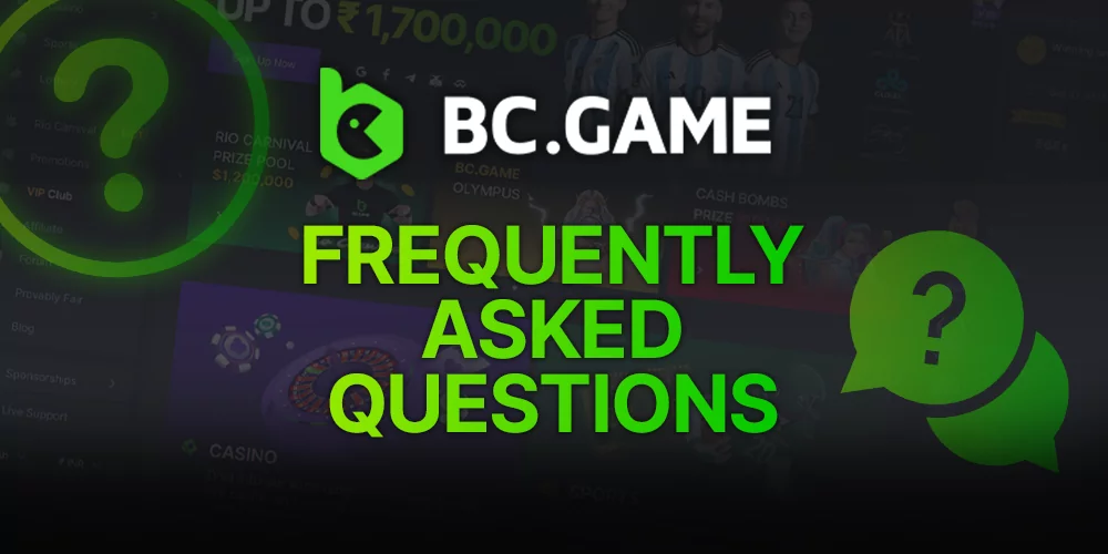 Frequently Asked Questions About BC Game Casino Site