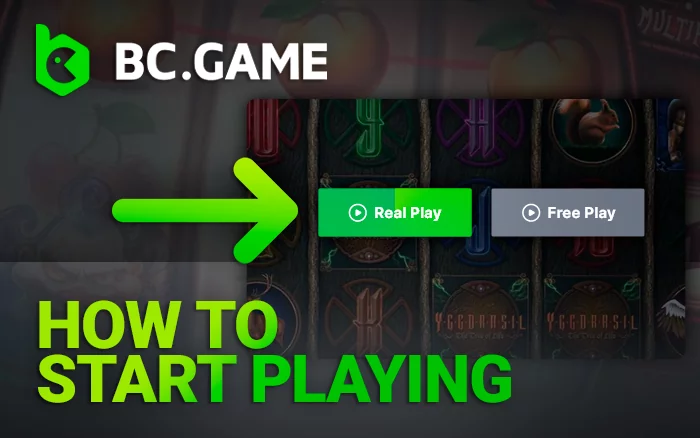 How to start playing casino games at BC Game