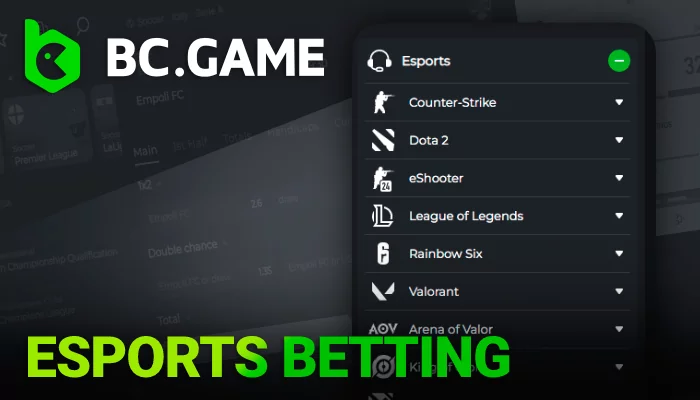 Wagering on eSports with cryptocurrencies on BG GAME: Counter-Strike, Dota 2, eShooter and other