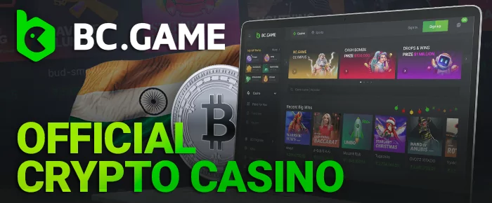 BC Game crypto casino in India: official website