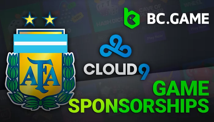 BC Game sponsorships: AFA, Cloud 9, David Luiz