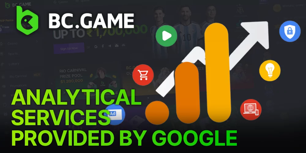 Google Analytics on the BC Game website