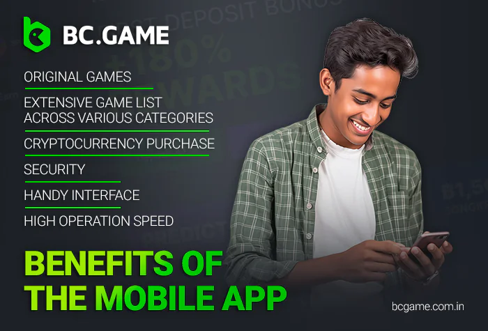 Features of BC Game app: casino, BC Swap, Safety, High Speed, Crypto Purchase