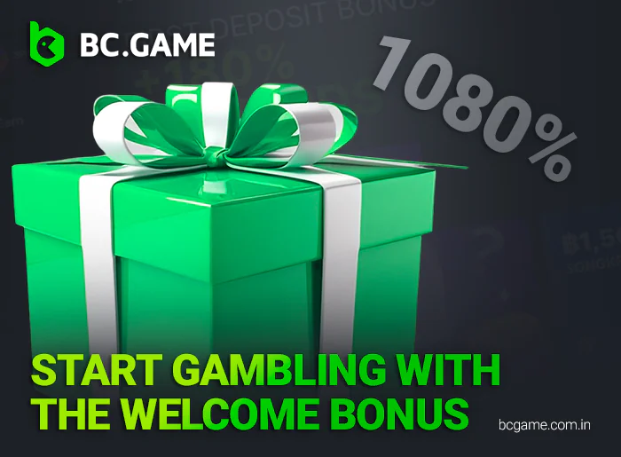 Start gambling at BC Game with 1080% bonus