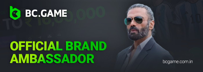 Our official brand ambasssador - Suniel Shetty