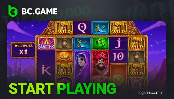 Start playing the slot at BC Game online casino